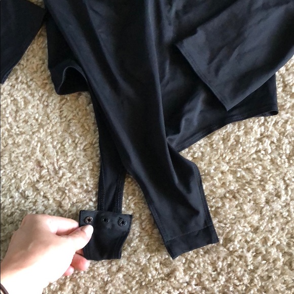 Victoria’s Secret Black Plunge Bodysuit Teddy XS - Picture 4 of 6